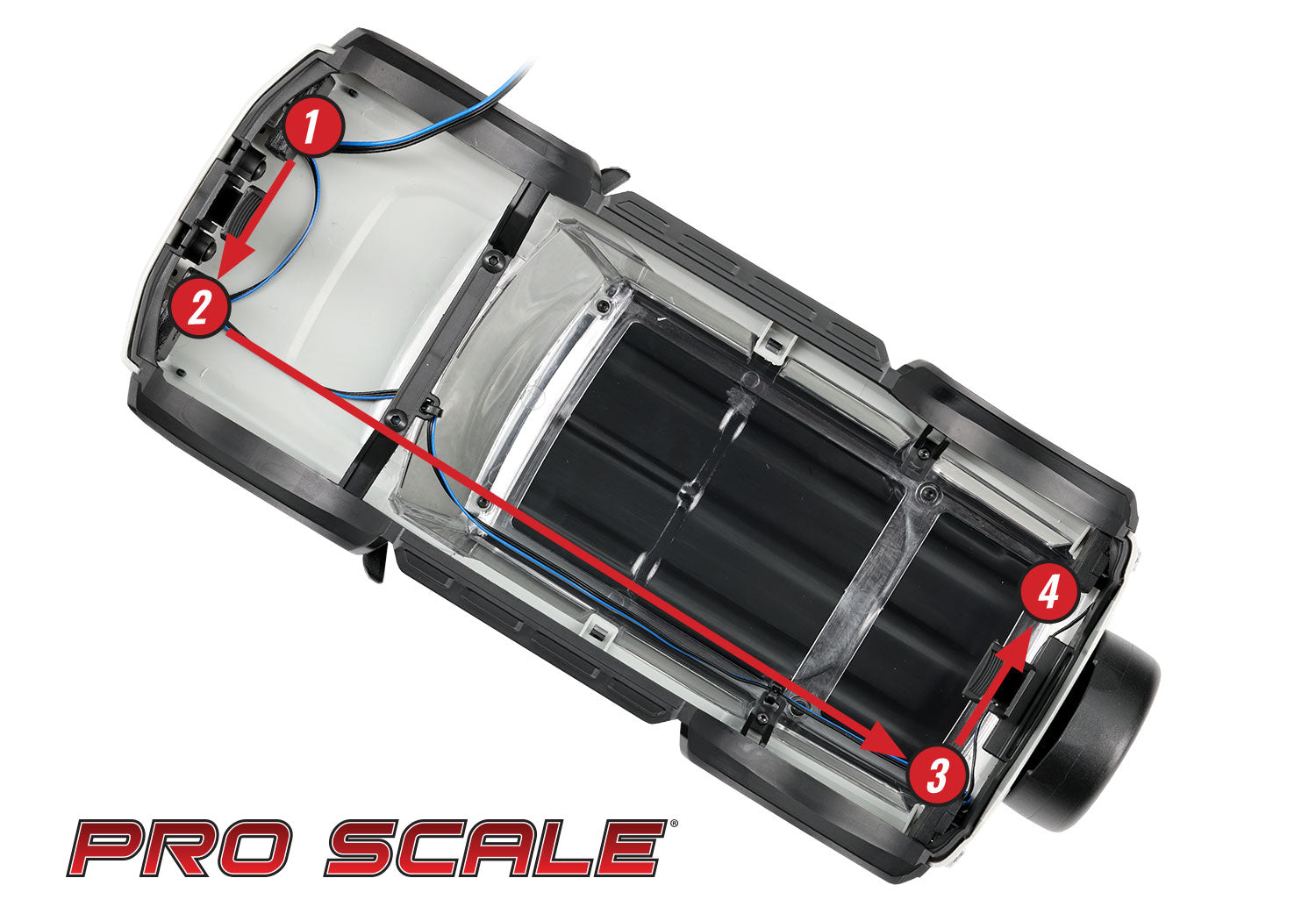 トラクサス 1/18 TRX4M ディフェンダー Pro Scale ライトセット 9784