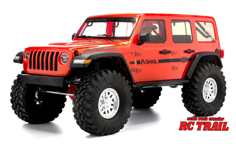 アキシャル SCX10III ジープJLUラングラー RTR 4WD ロッククローラー（オレンジ）ポータルアクスル2.4GHzプロポ付き　 AXI03003T1