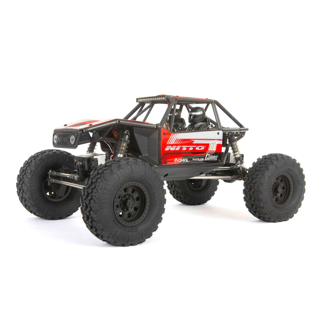 アキシャル 1/10 カプラ 1.9 4WS アンリミテッド トレイル バギー RTR、ブラック AXIAL