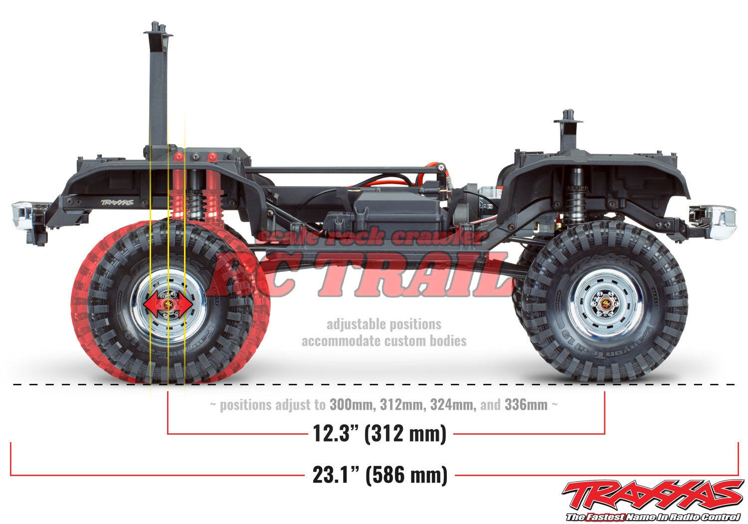 トラクサスリンク モジュール 6511 付属 】トラクサス TRX4 シボレー