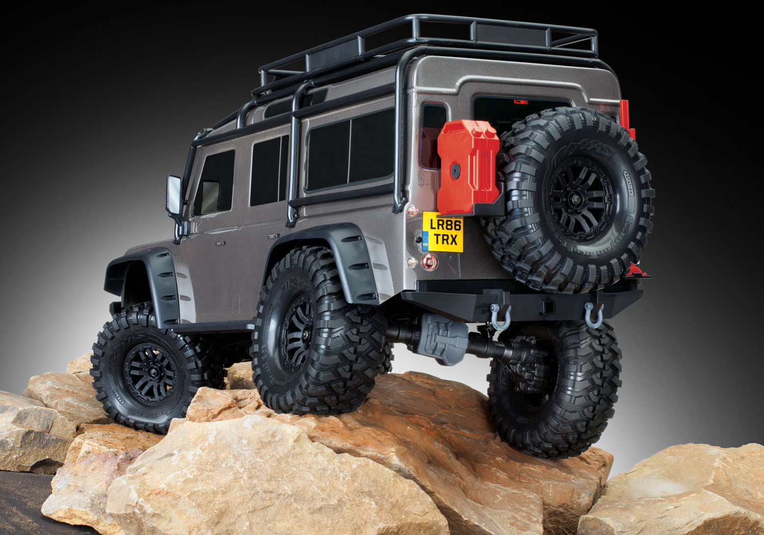 トラクサス TRX4 ランドローバー ディフェンダーD110 RTR シルバー 