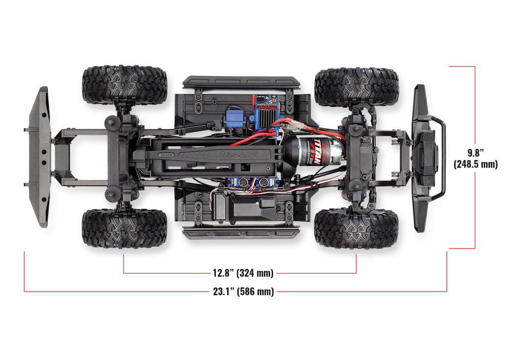 トラクサスリンク モジュール 6511 付属 】トラクサス TRX4 ランドローバー ディフェンダーD110 RTR シルバー 8205