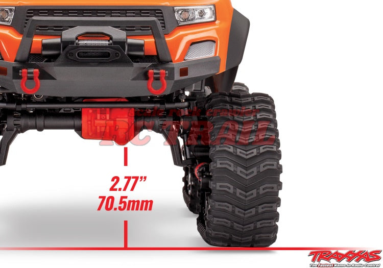 トラクサス 1/10 TRX4 All Terrain TRAXX RTR LEDライト付き オレンジ