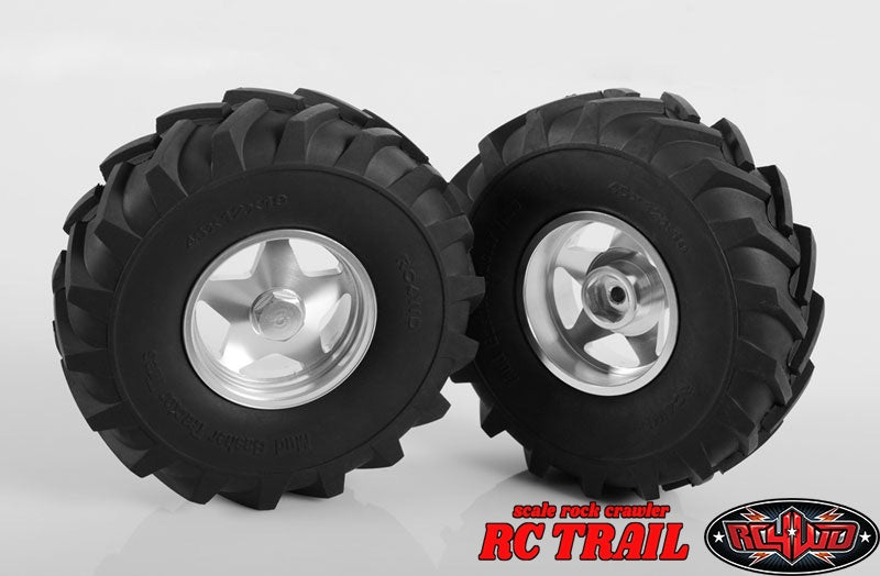 RC4WD マッドバッシャー1.9 スケールクローラートラクタータイヤ（2本