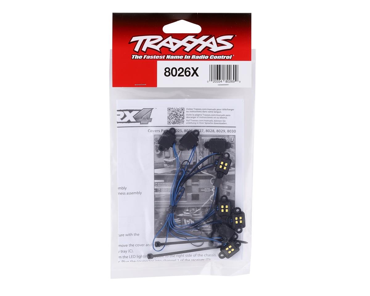 トラクサス TRX-4 / TRX-6用LEDロックライトキット traxxas 8026X