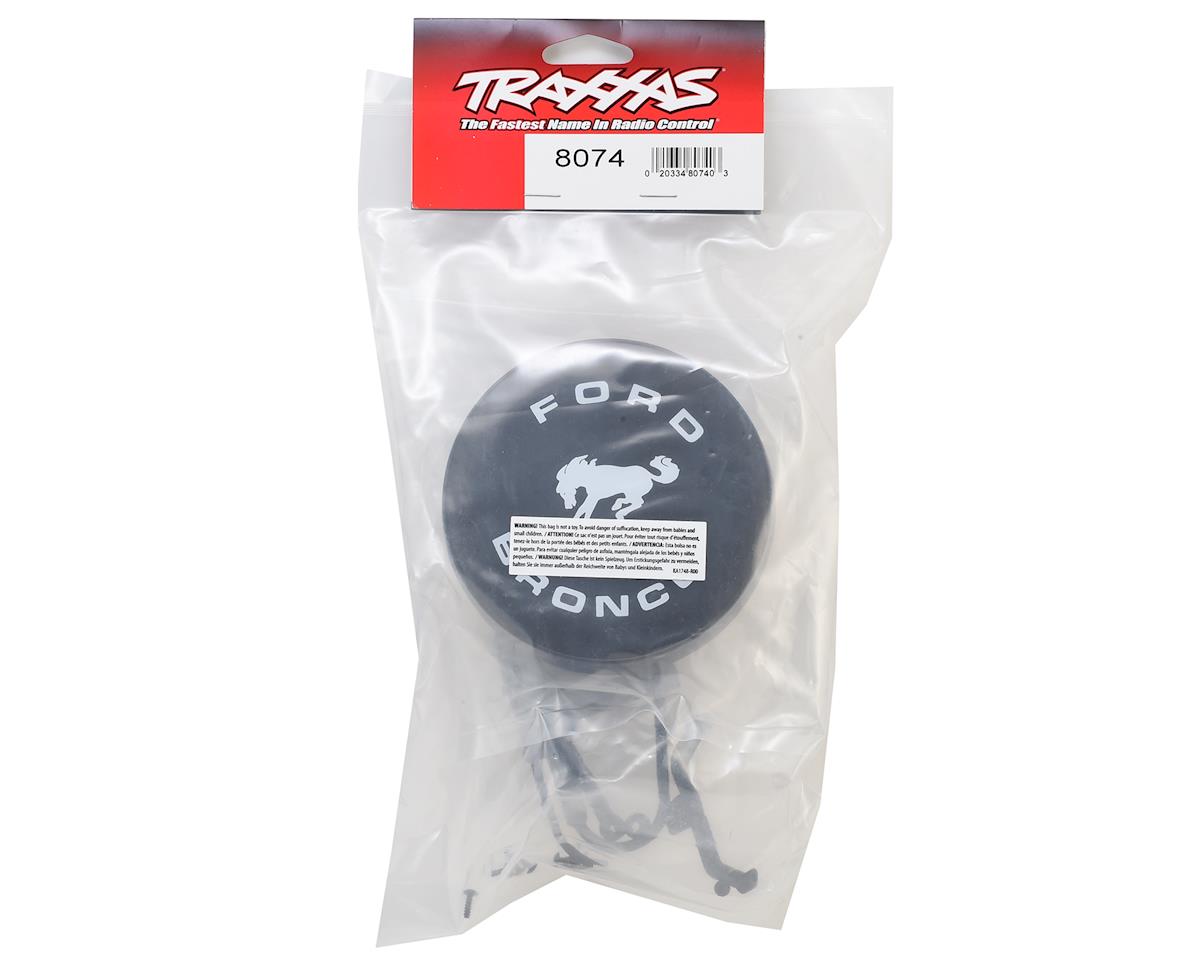 トラクサス　TRX4 スペアタイヤマウント＆カバー（フォードブロンコ）8074 - RCTRAIL
